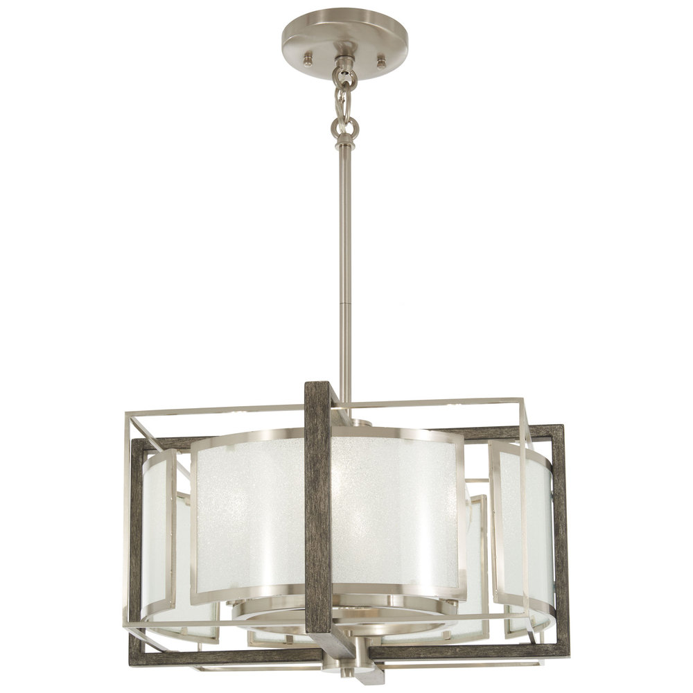 4 LIGHT PENDANT(CONVERTIBLE TO SEMIFLUSH)