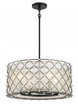 Minka-Lavery 2864-66A - Sheer Elegance - 4 Light Convertible Pendant