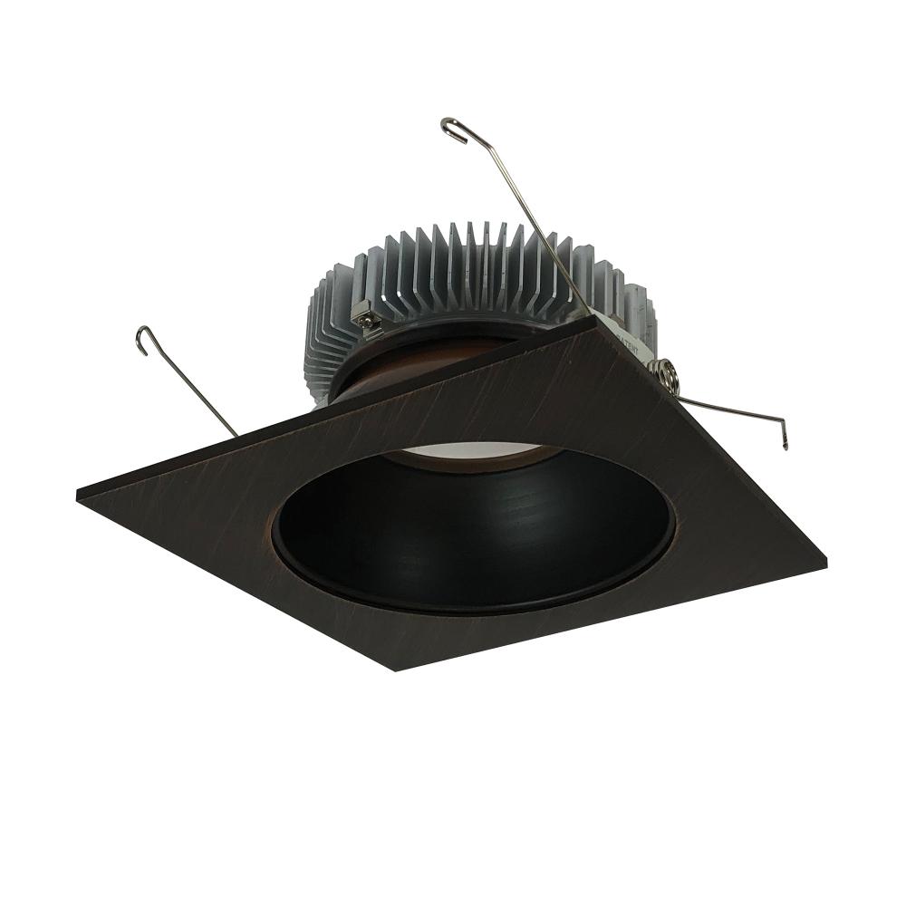 6" Cobalt Dedicated High Lumen Square/Round, 1500lm, 2700K, Bronze Reflector / Bronze Flange