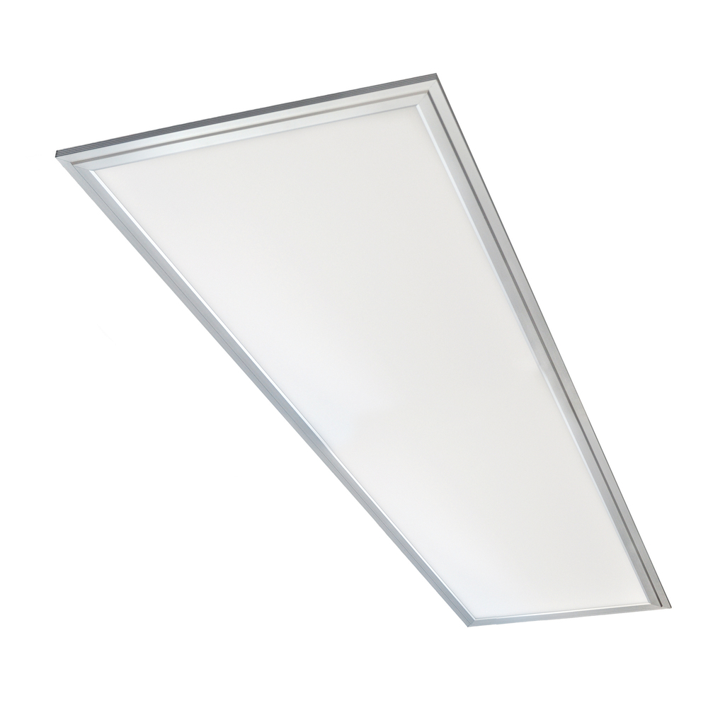 1X4 LED Edge-Lit Panel Light, 4000K, DLC, Aluminum, w/ EM Battery