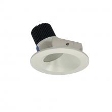 Nora NIO-4RW30XMPW/10 - 4" Iolite LED Round Wall Wash, 1000lm / 14W, 3000K, Matte Powder White Reflector / Matte Powder