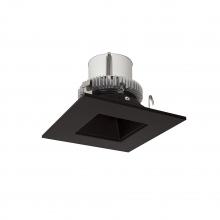 Nora NLCBC2-45627BB/10LE4 - 4" Cobalt Click LED Retrofit, Square Reflector, 1000lm / 12W, 2700K, Black Reflector / Black