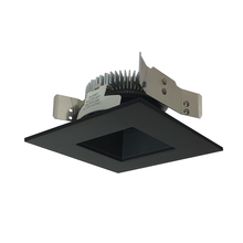 Nora NLCBS-4568535BB - 4" Cobalt Shallow High Lumen LED Trim, Square/Square Regress, 850lm, 3500K, Black