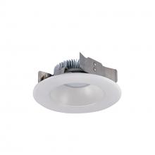 Nora NLCBS-4W518527WW - 4" Cobalt Shallow High Lumen LED Trim, Round Reflector, 850lm, 2700K, White