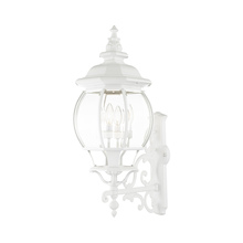 Livex Lighting 7701-13 - 4 Lt Textured White  Outdoor  Wall Lantern