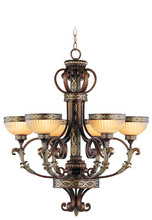 Livex Lighting 8526-64 - 6 Light PBZ Chandelier