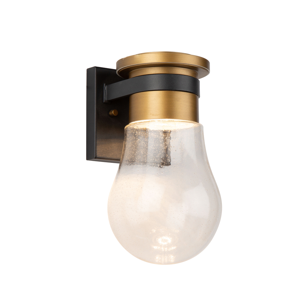 Clareville LED Wall Light (Black & Harvest Brass)