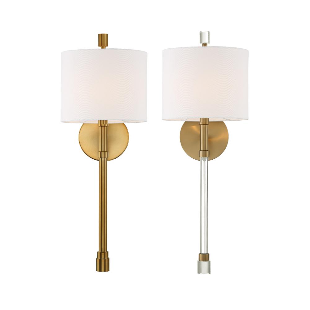 Rachel 1 Light Vibrant Gold Sconce