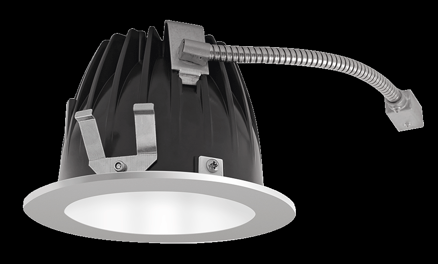 RECESSED DOWNLIGHTS 12 LUMENS NDLED4RD 4 INCH ROUND UNIVERSAL DIMMING 80 DEGREE BEAM SPREAD 3000K