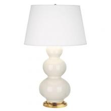 Robert Abbey 324X - Bone Triple Gourd Table Lamp