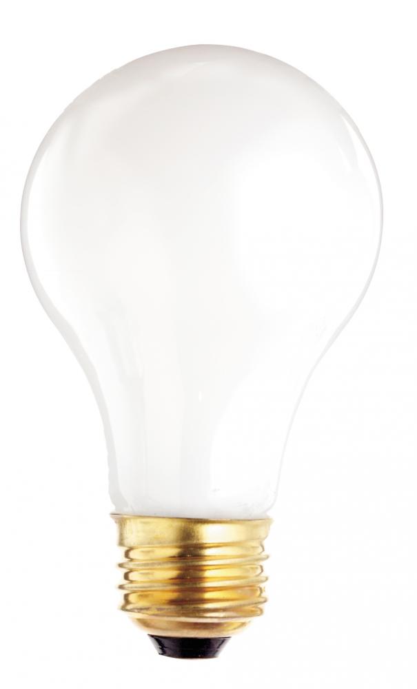 75 Watt A19 Incandescent; Frost; 1500 Average rated hours; 800 Lumens; Medium base; 120 Volt; 4/Pack