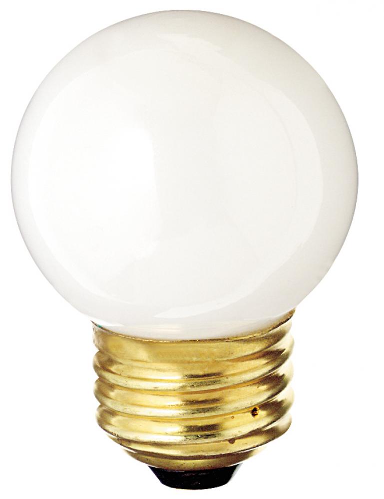 40 Watt G17 Incandescent; Gloss White; 1000 Average rated hours; 348 Lumens; Medium base; 130 Volt