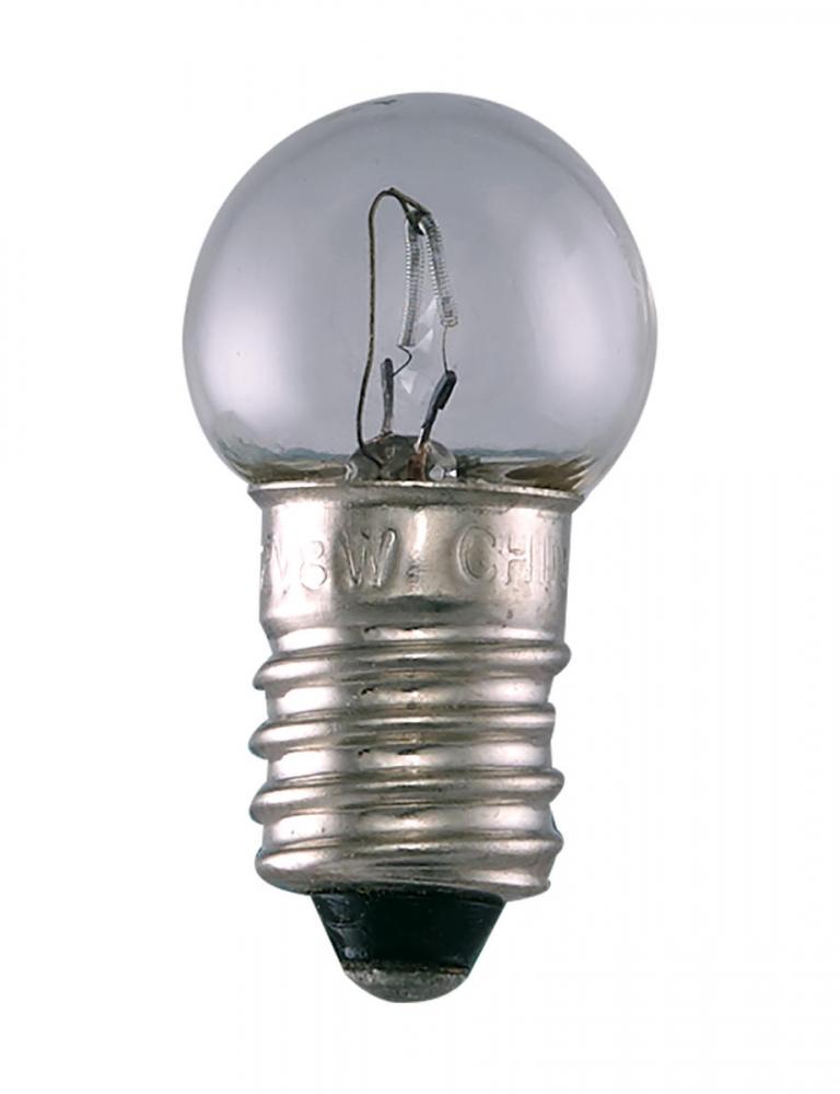 8 Watt Miniature Lamp; Miniature Screw Base; 12 Volt