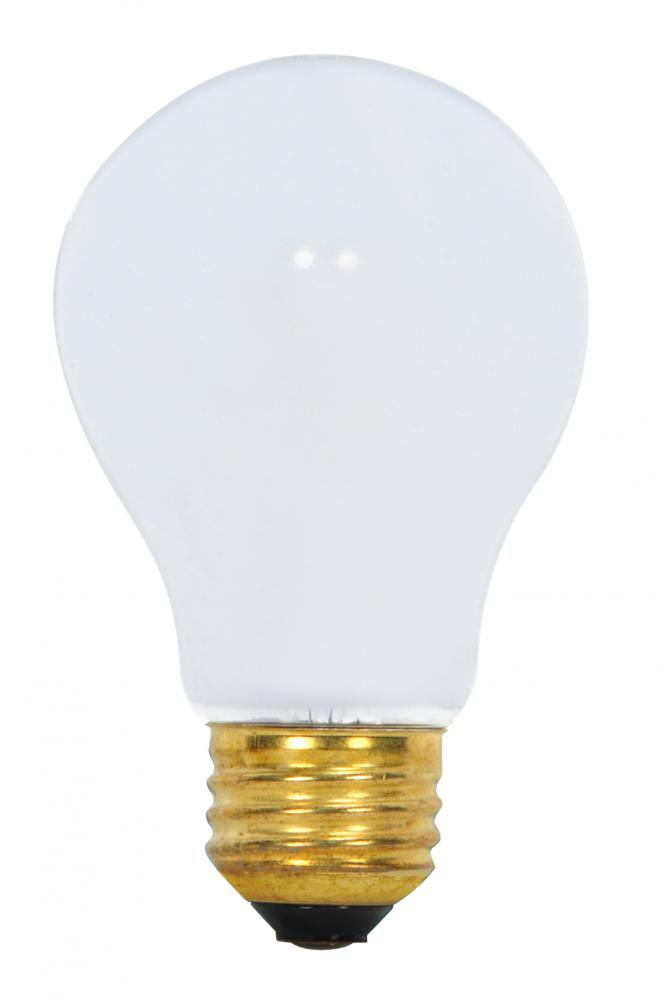 75 Watt A19 Incandescent; Frost; 20000 Average rated hours; 530 Lumens; Medium base; 120 Volt;