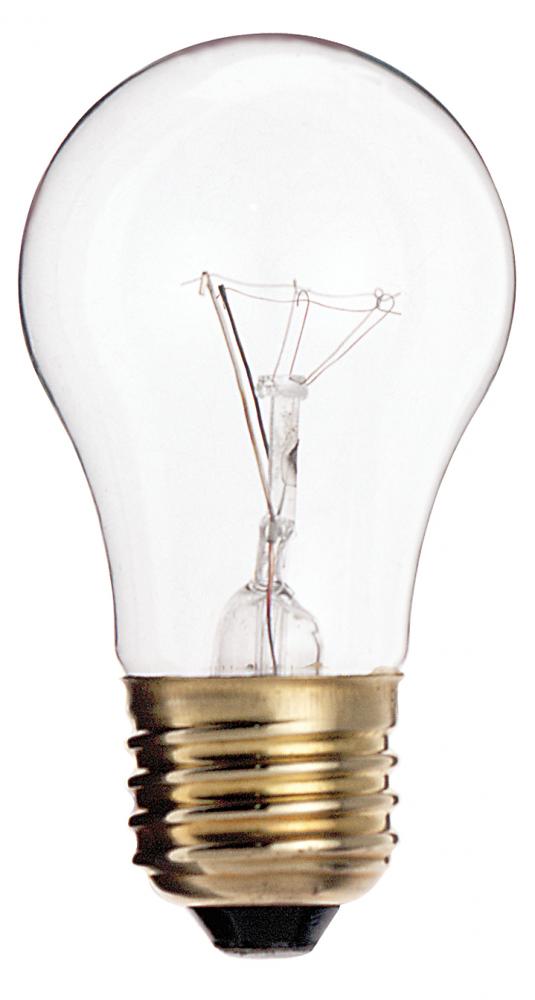 60 Watt A15 Incandescent; Clear; 2500 Average rated hours; 580 Lumens; Medium base; 130 Volt; 4-Pack