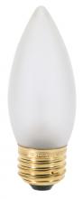 Satco Products Inc. A3696 - 60 Watt B11 Incandescent; Frost; 2500 Average rated hours; 640 Lumens; Medium base; 130 Volt