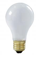 Satco Products Inc. S3970 - 75 Watt A19 Incandescent; Frost; 2500 Average rated hours; 710 Lumens; Medium base; 130 Volt; Rough