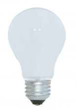 Satco Products Inc. S3991 - 40 Watt A19 Incandescent; White; 1000 Average rated hours; 304 Lumens; Medium base; 120 Volt; 3/Pack