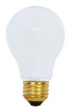 Satco Products Inc. S8507 - 100 Watt A19 Incandescent; Frost; 5000 Average rated hours; Medium base; 130 Volt; 4/Pack