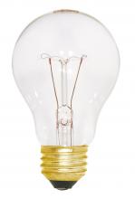 Satco Products Inc. S8516 - 100 Watt A19 Incandescent; Clear; 20000 Average rated hours; Medium base; 120 Volt; 4/Pack