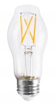 Satco Products Inc. S8559 - 5.5 Watt BT15 LED; Clear; Medium base; 2700K; 500 Lumens; 120 Volt