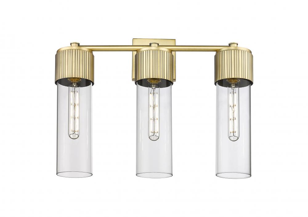 Bolivar - 3 Light - 21 inch - Brushed Brass - Bath Vanity Light