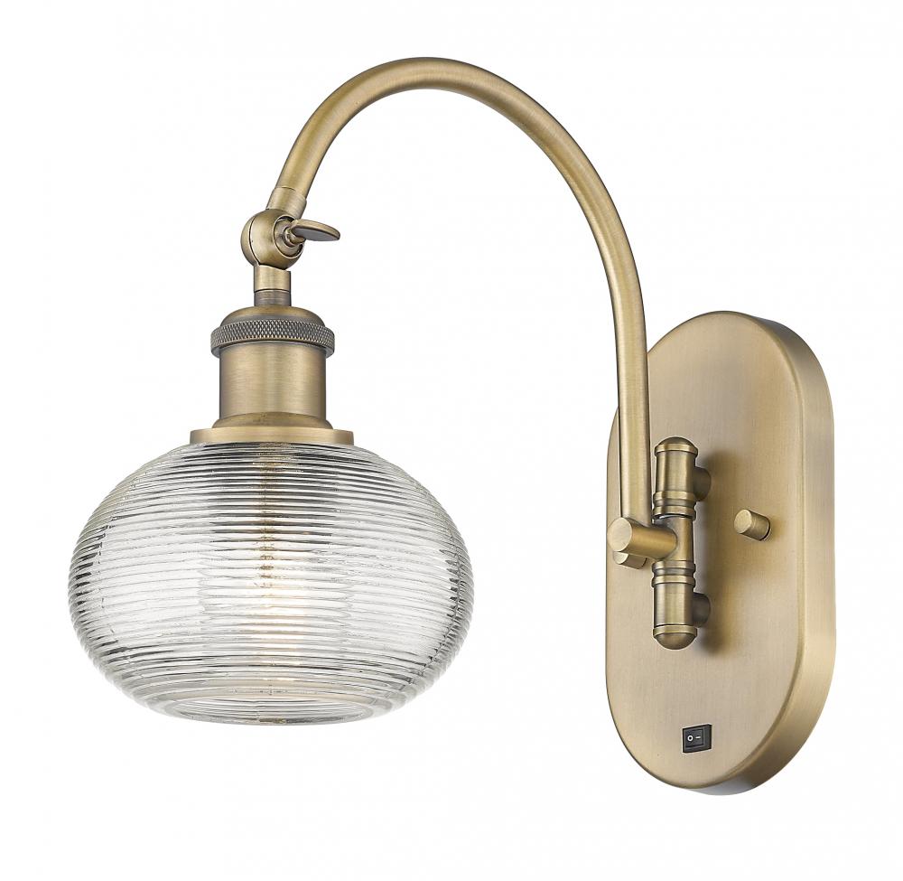 Ithaca - 1 Light - 6 inch - Brushed Brass - Sconce