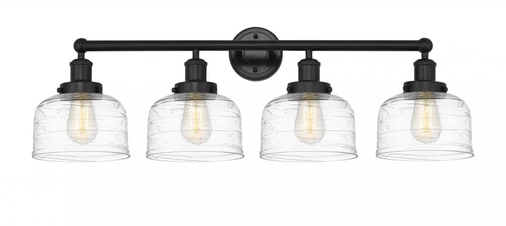 Bell - 4 Light - 35 inch - Matte Black - Bath Vanity Light