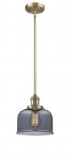 Innovations Lighting 201S-BB-G73 - Bell - 1 Light - 8 inch - Brushed Brass - Stem Hung - Mini Pendant