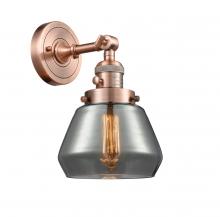 Innovations Lighting 203SW-AC-G173-LED - Fulton - 1 Light - 7 inch - Antique Copper - Sconce