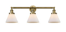 Innovations Lighting 205-BB-G41 - Cone - 3 Light - 32 inch - Brushed Brass - Bath Vanity Light