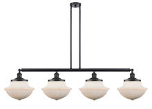 Innovations Lighting 214-BK-G541-LED - Oxford - 4 Light - 54 inch - Matte Black - Stem Hung - Island Light