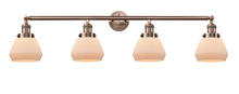 Innovations Lighting 215-AC-G171 - Fulton - 4 Light - 43 inch - Antique Copper - Bath Vanity Light