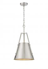 Innovations Lighting 382-1S-SN-M382-12-SN - Luxor - 1 Light - 12 inch - Brushed Satin Nickel - Chain Hung - Mini Pendant