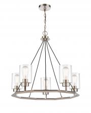 Innovations Lighting 441-5CH-BSN-G4414 - Mila - 5 Light - 29 inch - Black Satin Nickel - Chain Hung - Chandelier