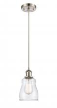 Innovations Lighting 516-1P-SN-G392 - Ellery - 1 Light - 5 inch - Brushed Satin Nickel - Cord hung - Mini Pendant