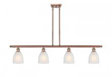 Innovations Lighting 516-4I-AC-G441 - Brookfield - 4 Light - 48 inch - Antique Copper - Cord hung - Island Light