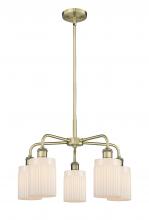 Innovations Lighting 516-5CR-AB-G341 - Hadley - 5 Light - 23 inch - Antique Brass - Chandelier