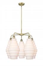 Innovations Lighting 516-5CR-AB-G671-8 - Cascade - 5 Light - 26 inch - Antique Brass - Chandelier