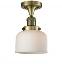 Innovations Lighting 517-1CH-AB-G71-LED - Bell - 1 Light - 8 inch - Antique Brass - Semi-Flush Mount