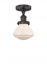 Innovations Lighting 616-1F-OB-G321 - Olean - 1 Light - 7 inch - Oil Rubbed Bronze - Semi-Flush Mount