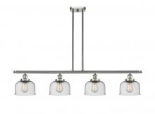 Innovations Lighting 916-4I-SN-G74 - Bell - 4 Light - 48 inch - Brushed Satin Nickel - Stem Hung - Island Light