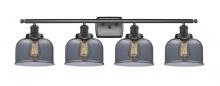 Innovations Lighting 916-4W-BK-G73 - Bell - 4 Light - 38 inch - Matte Black - Bath Vanity Light