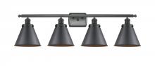 Innovations Lighting 916-4W-BK-M13 - Appalachian - 4 Light - 36 inch - Matte Black - Bath Vanity Light