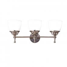 Hudson Valley 5803-PN - Three Light Polished Nickel Vanity