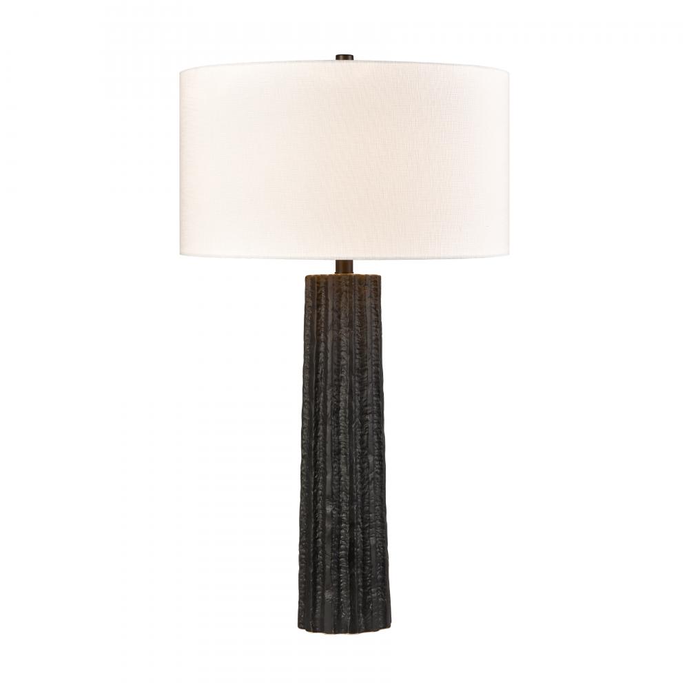 Albert 31'' High 1-Light Table Lamp - Black Glaze - Includes LED Bulb