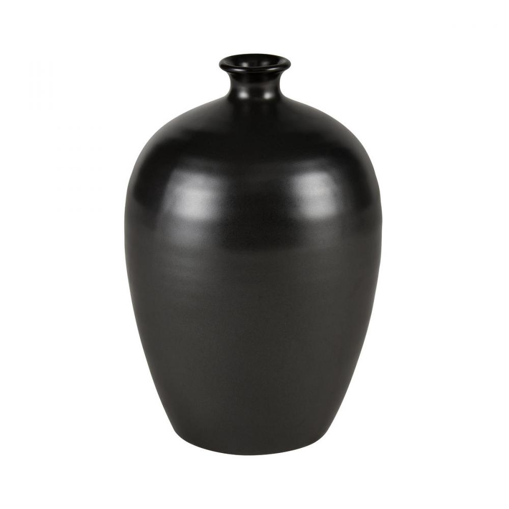 Faye Vase - Medium Black (2 pack) (2 pack)