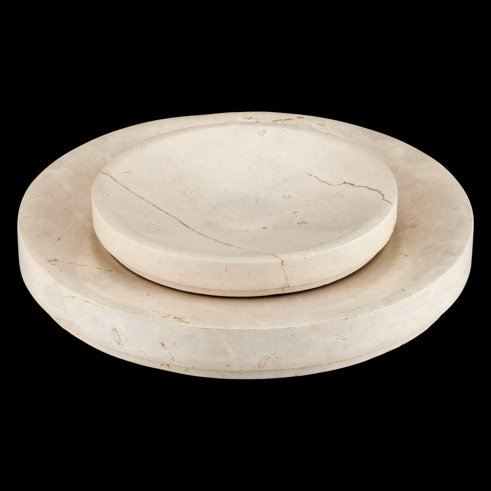 Grecco Marble Low Bowl Set of