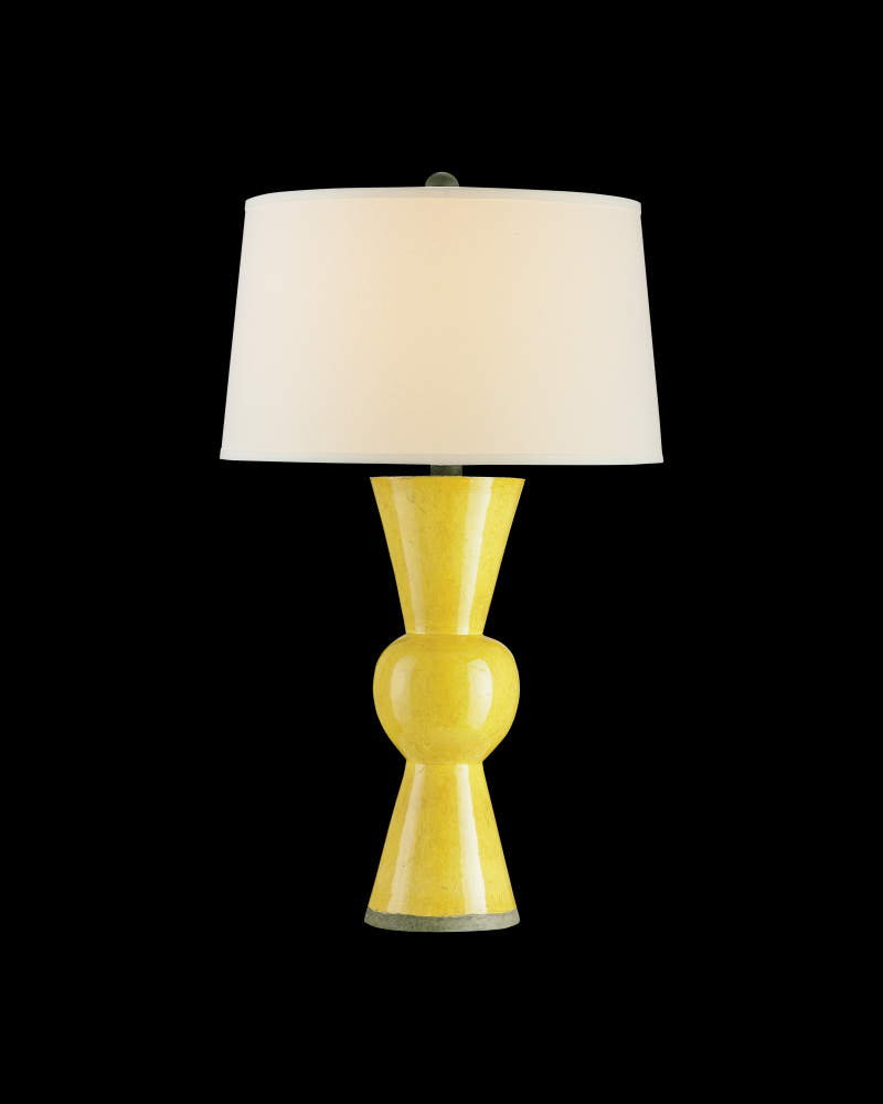 Upbeat Yellow Table Lamp