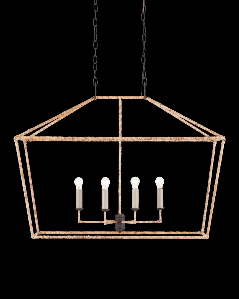 Denison Rectangular Natural Lantern